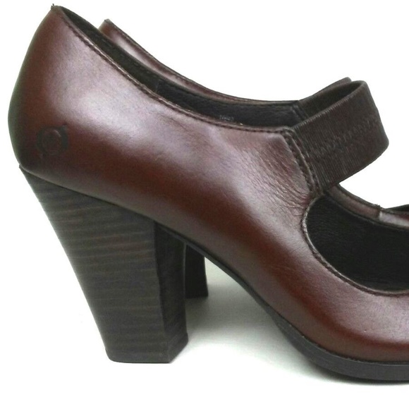 Born Shoes - BORN Sz 10/42  Mary Jane Leather Shoes 3.5" Heels